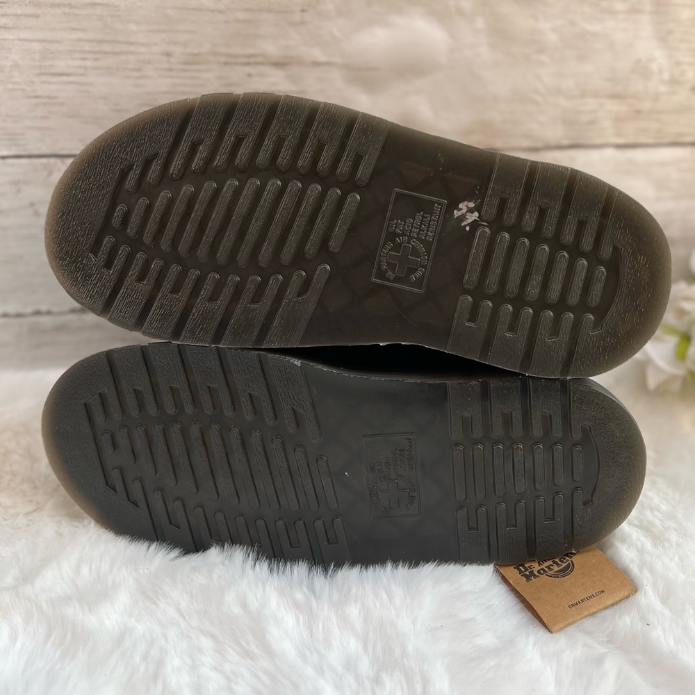 **SOLD NEW Womens Size 7 Dr. Martens Jorge II Fur Lined Slingback Platform Mules - Picture 11 of 12